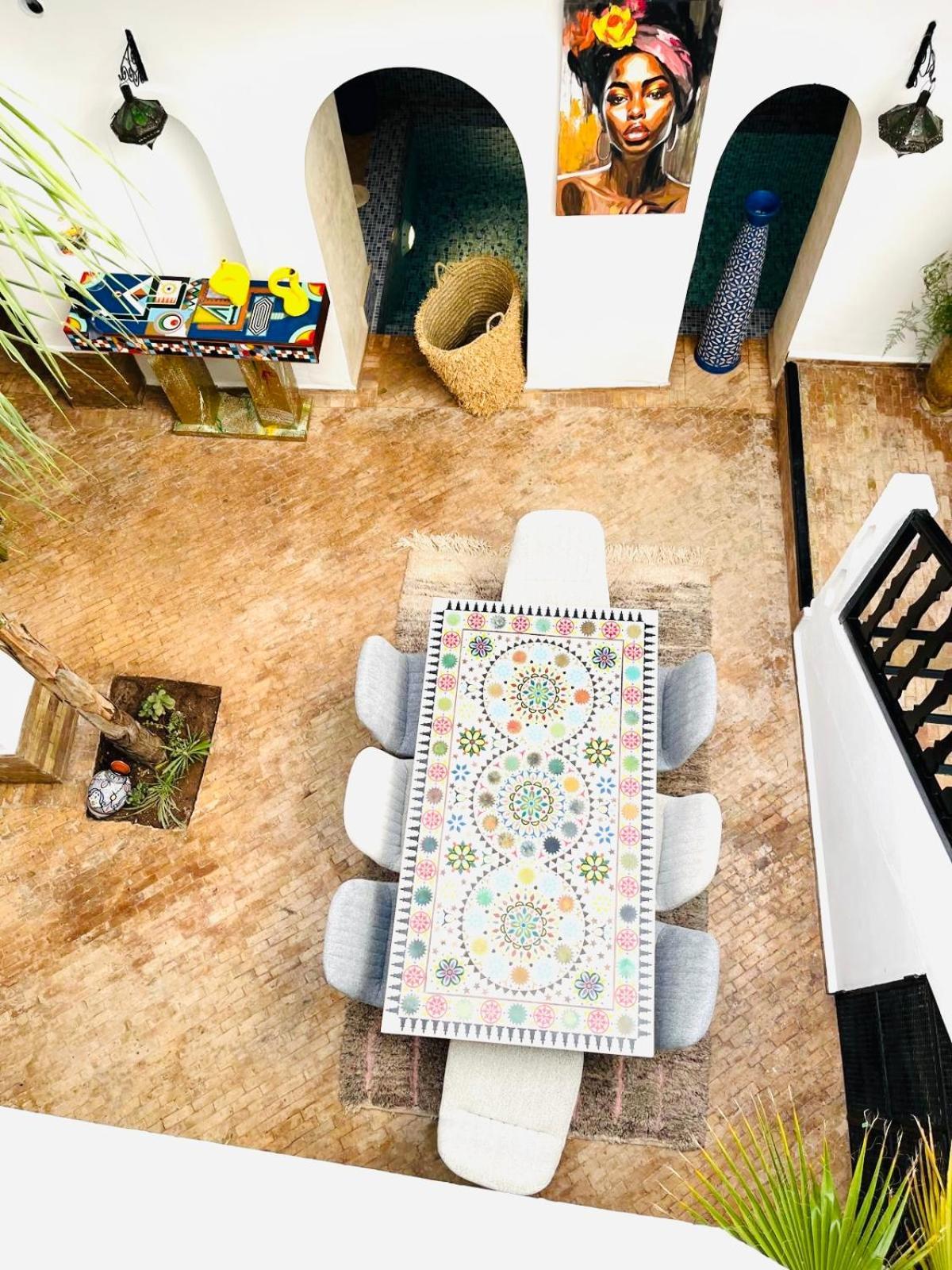 Riad Darna 4 Chambres Avec Piscine Et Petit Dejeuner Марракеш Экстерьер фото