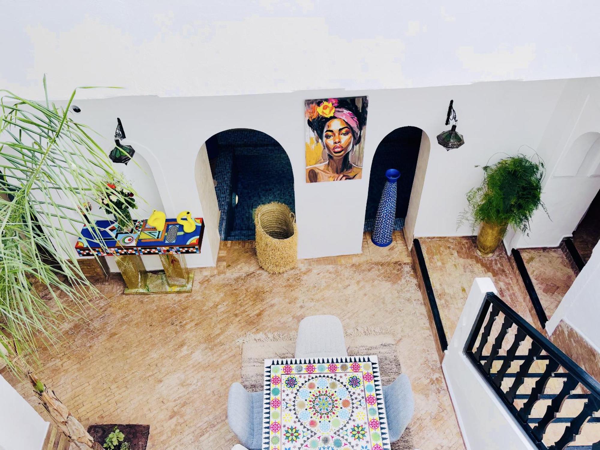 Riad Darna 4 Chambres Avec Piscine Et Petit Dejeuner Марракеш Экстерьер фото